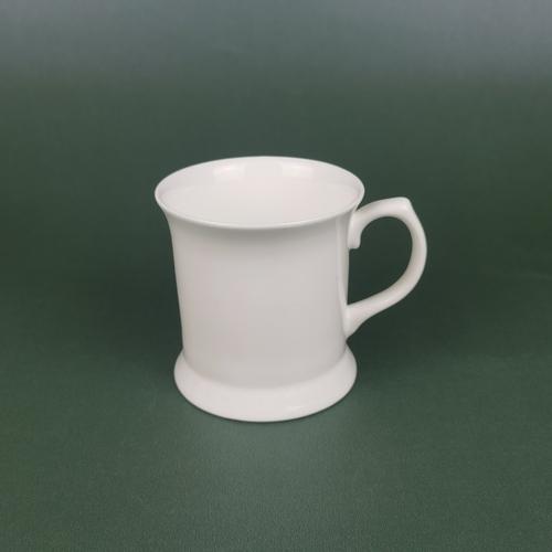 时尚骨质瓷水杯异型陶瓷杯工厂印图 logo创意礼品咖啡杯简约礼品